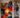Trendy Spectrum Burst Multi Rug – Bold Geometric Abstract Design