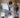 Trendy Concrete Grey Geometric Rug – Modern Abstract Design