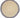 Capri Navy Blue Natural Round Boarder Rug