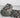Titan Wave Grey & Red Hallway Runner – Custom Size