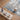 Bluehaven Ocean Blue & Mustard rug corner and edge detail