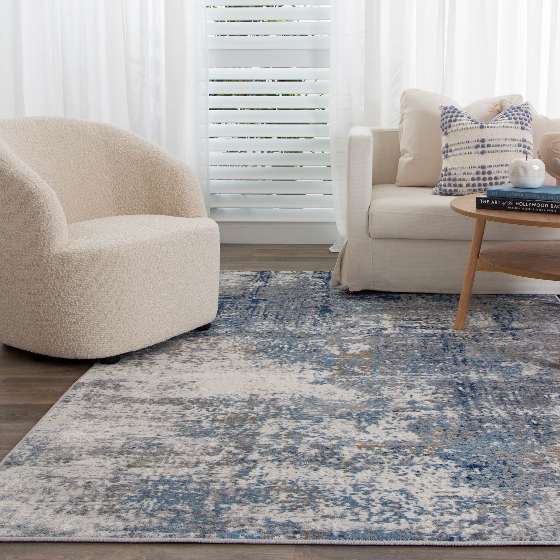 American Express Rug Expressions Navy Blue Modern Rug – Rug N Roll