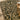 Decorative green and beige patterned rug with a wooden stool on the side.