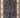 Decorative rug with intricate patterns in navy and beige on a white background