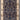 Decorative rug with intricate patterns in navy and beige on a white background