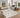 Coastal Mist Ocean Fog rug styled in a bright contemporary living room