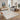 Coastal Mist Ocean Fog rug styled in a bright contemporary living room