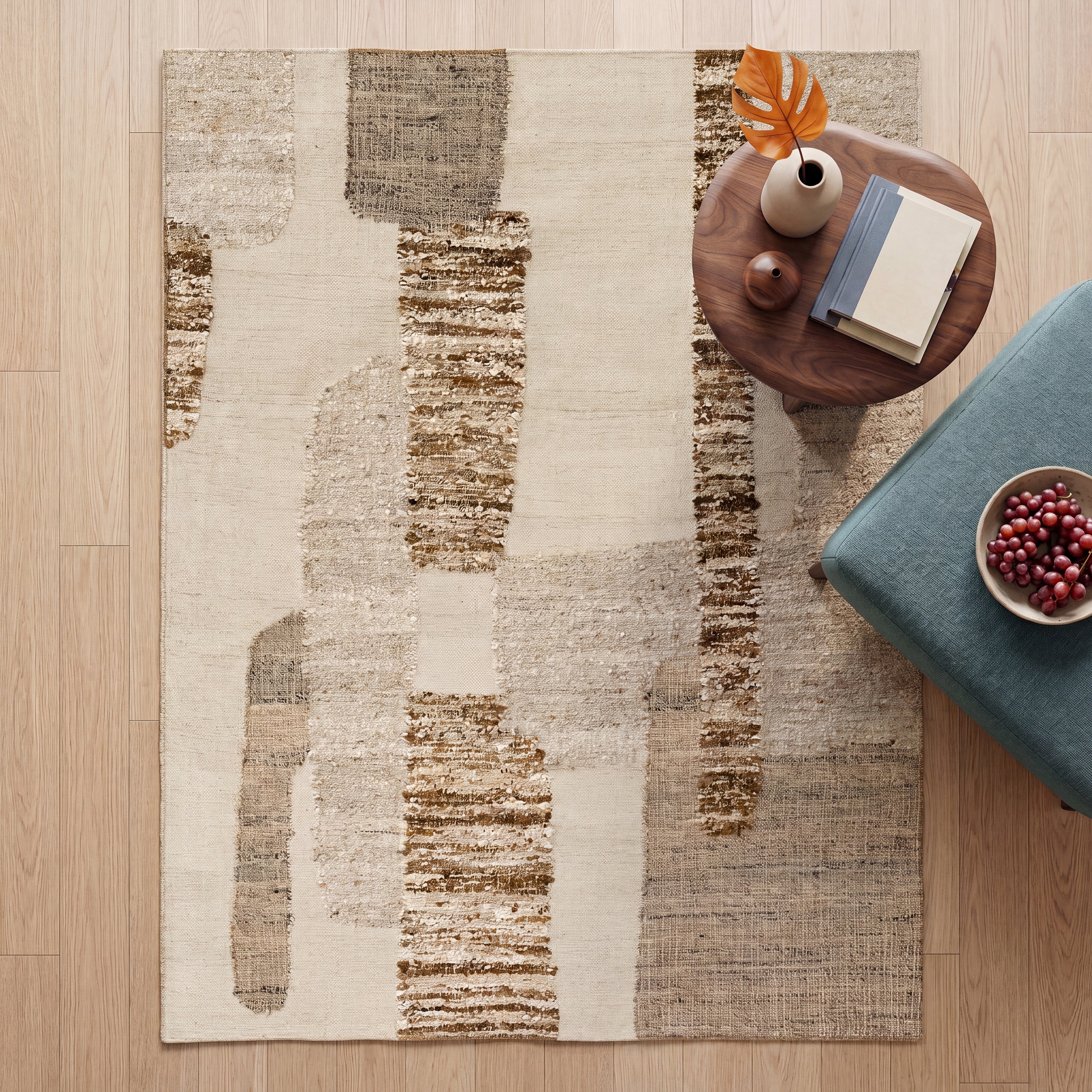 Haven Reversible Natural Cream Wool Blend Rug $299 ($779) + more up to $750 off Rug N Roll clearance