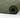 Rolled-up green rug on a white background