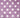 Piccolo Violet Pink and White Stars Kids Rug