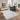 Coastal Mist Soft Ash rug styled in a bright contemporary living room