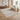 Stone Wash Mocha Brown Rug in a modern neutral living room