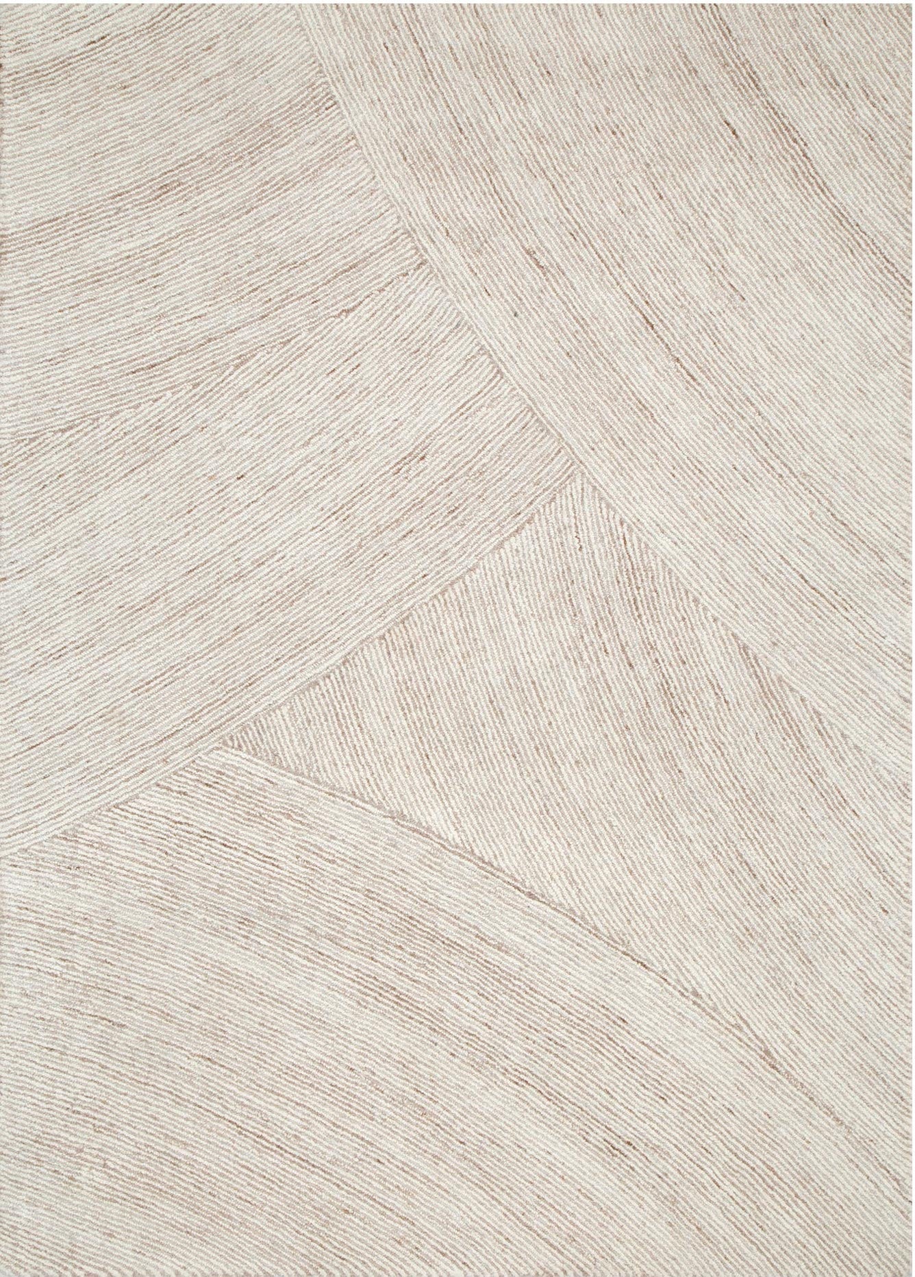 Natural Beige Texture Rug Aria Beige Wool Rug | Handcrafted Textured Wool Blend Rug | Rug N Roll