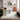 Logan Ivory Border Classic Rug styled in a contemporary living room
