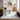 Logan Silver Border Classic Rug styled in a contemporary living room