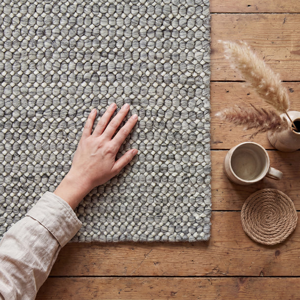 Scandi Pebble grey colour with natural light 