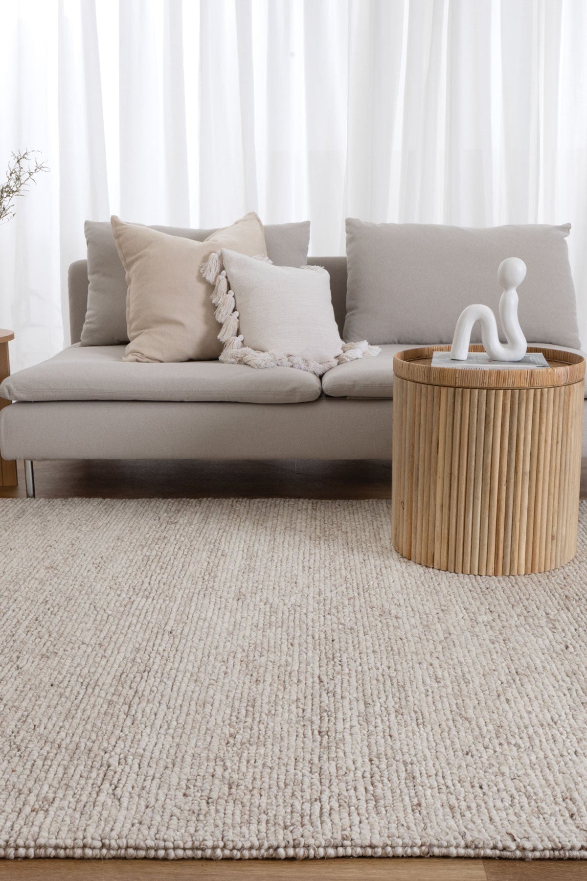 Natural Beige Texture Rug Sierra Luxe Wool Texture Beige Rug – Handwoven Natural Elegance | Rug N ...