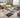 Trendy Little Dreamer Blue Kids Rug styled in a modern children's bedroom