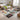 Trendy Little Dreamer Blue Kids Rug styled in a modern children's bedroom