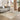 Uluru Sandstone Earth Tone Rug styled in an organic neutral interior