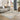 Uluru Sky Textured Modern Rug styled in an airy modern interior