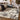 Victoria Marble Rug styled in an elegant contemporary interior